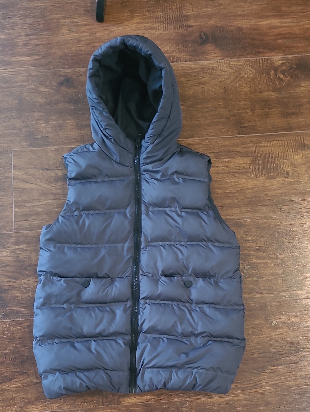 Zara Kids Hooded Puffer Vest - Navy Bluezara  Winter Fall Dress Up Or Down 8/9